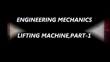 SIMPLE LIFTING MACHINE