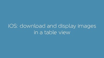 Download and display images in a table view with custom cell with swift 3