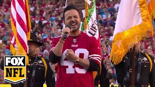 NFC Championship: Luis Fonsi sings National Anthem ahead of Lions vs. 49ers | NFL on FOX