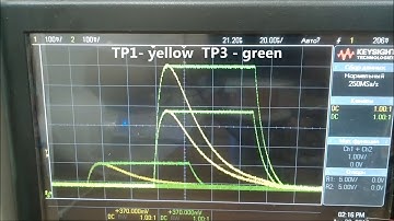 DIY Multi Channel Analyzer MCA test with oscilloscope TP1 and TP3