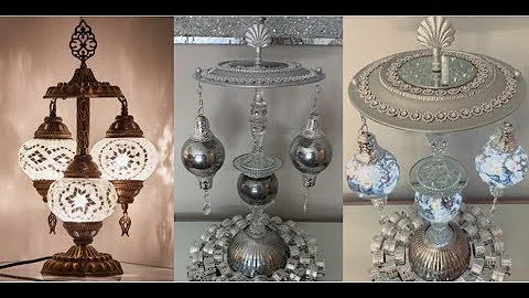 Dollar Tree Diy Glam Lamp | Bohemian Decor