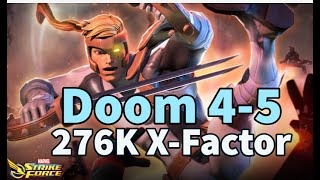 276K X-Factor! Doom 4-5 Campaign Unlock Guide | Marvel Strike Force - Free to Play