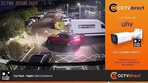 UNV - Ultra Starlight CCTV Range (Varifocal F1.2 Lens Bullet Camera)