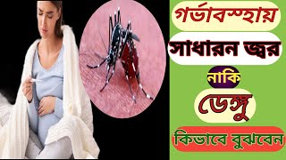 গর্ভবস্হায় ডেঙ্গু নাকি সাধারন জ্বর/dengue fever symptoms in pregnancy.