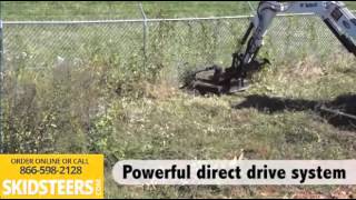 Buy Mini Excavator Brush Cutter Attachment | Blue Diamond Heavy Duty Cutting Demo Buy Mini Excavator Brush Cutter Attachment Blue Diamond Severe Duty Cutting Demo