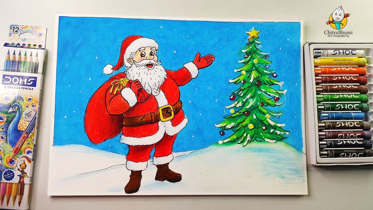 Draw Santa Claus Drawing For Kids | by Drawing For Kids | Medium