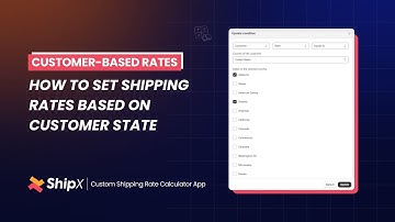 How to Set Shipping Rates Based on Customer State in ShipX | Shopify App | ShipX User Guide