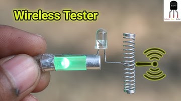 How to make magic tester | wireless tester at home made projet diy tester circuit diagram