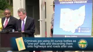 Attorney General DeWine Unveils Methamphetamine Container Program