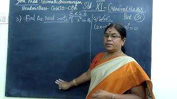 11th G  Maths [Part-31] Ex-2.6 sum-3,4  Basic Algebra E.M Gomathi dharmarajan