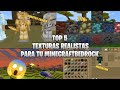 ✅🟢👉 TOP 5 LAS MEJORES TEXTURAS para tu|MinecraftBedrock| 1.19+✅