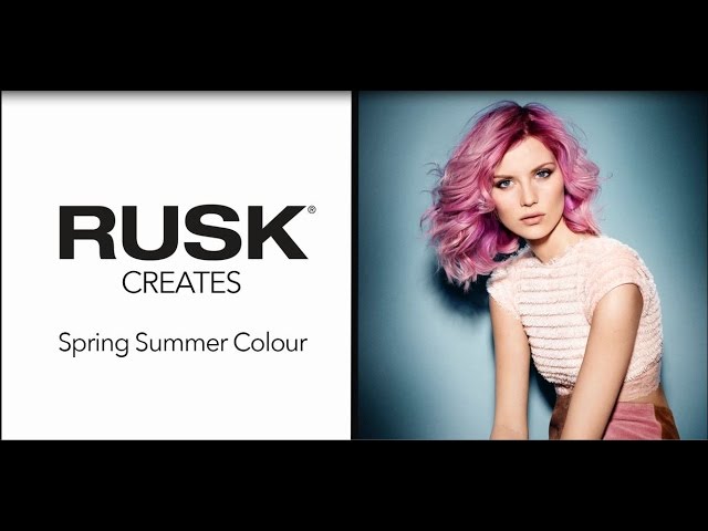 How to: Pink Hair | RUSK Tutorial - YouTube