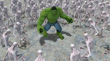 HULK VS 1000 SCP-096 In Garry