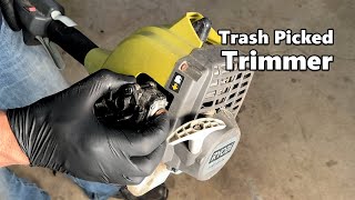 Trash Picked String Trimmer  Will it Run?