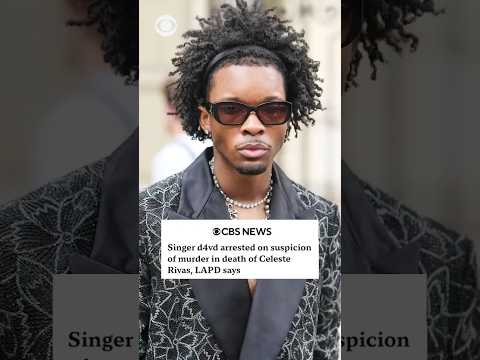 What we know about singer d4vd's arrest on suspicion of murder #shorts