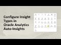 Configure insight types in oracle analytics autoinsights