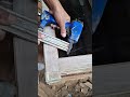 installing bathroom mirror #woodworking #shorts #diy