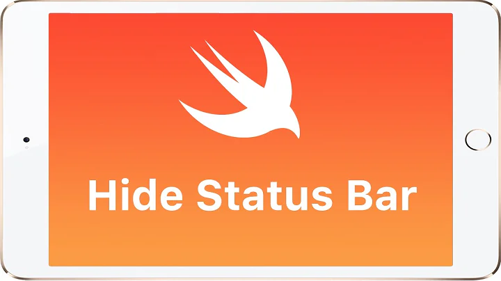 Swift - Hide Status Bar Tutorial