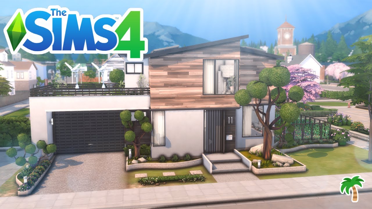 Eco Family Home 🌱 Limited Pack Build | The Sims 4 Speed Build | No CC ...