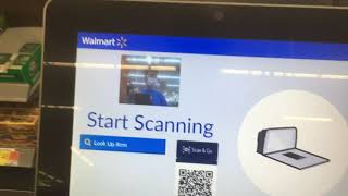 Walmart self checkout by NCR