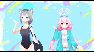 Blue Archivemmd小鳥遊ホシノ 水着シロコ Swimsuit Hoshino & Swimsuit Shiroko - Doodle - Mmd Model Download