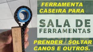 FERRAMENTA PARA CANOS ETC, FAÇA você MESMO UTILIZANDO UMA CORREIA DENTADA DE CARRO USADA.