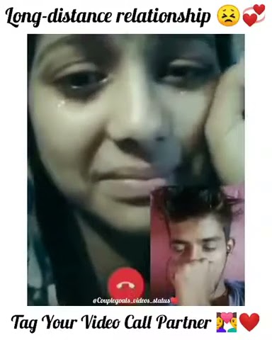 Sad video call