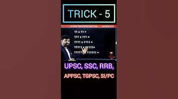 Short Trick-5 #arithmetic #reasoning #maths #upsc #ssc #rrb #tgpsc #si #pc #fbo #dsc #tet #appsc #si