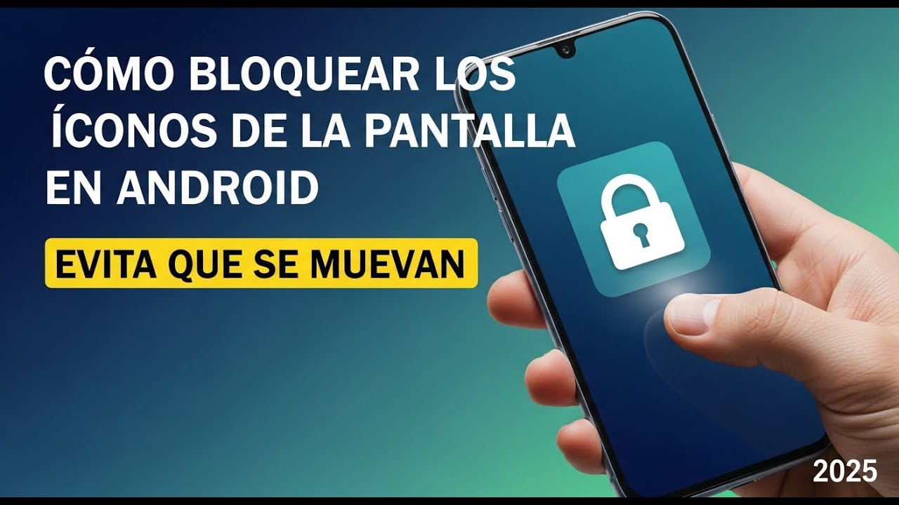 Cómo Bloquear los Íconos de la Pantalla en Android | Evita Que se Muevan 2025