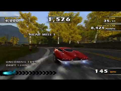Burnout Dominator Longplay [PCSX2] (All Gold Medals)