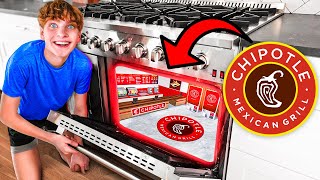 I Built a SECRET CHIPOTLE in my House!