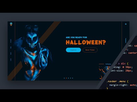 Event Landing Page | HTML, CSS & JAVASCRIPT (GSAP) | Web Design Speed Code