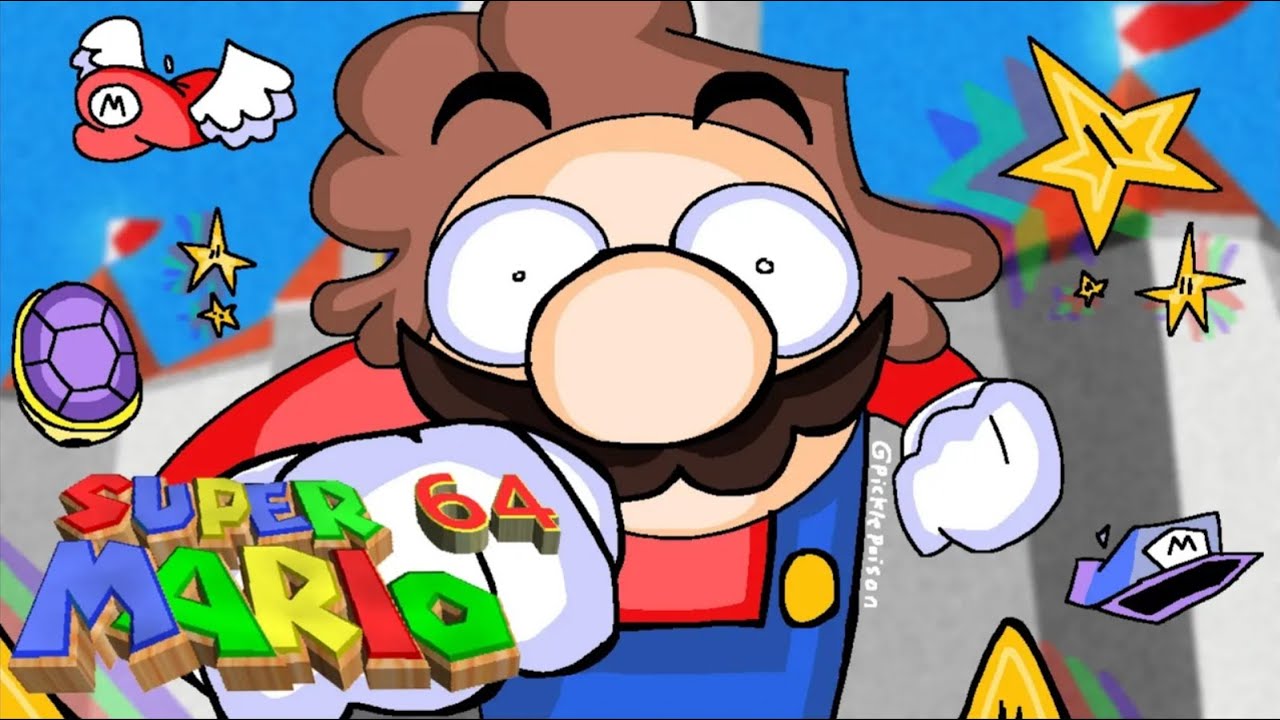 Super Mario 64 100% run because I deleted a file so I could flex to a friend