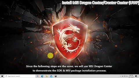 MSI® HOW-TO clean install MSI Dragon Center & Creator Center (UWP) on MSI notebook