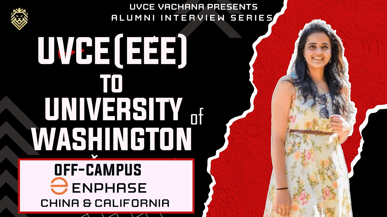 Beyond Conventional Boundaries| Chaitra Shetty| UVCE to University of Washington| 