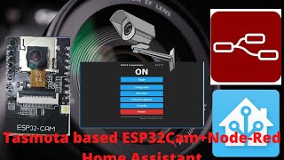 Integrate Tasmota based ESP32-Cam With Node-Red and Home Assistant
