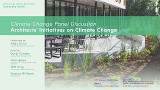 Climate Change Panel Discussion: Architects’ Initiatives on Climate Change