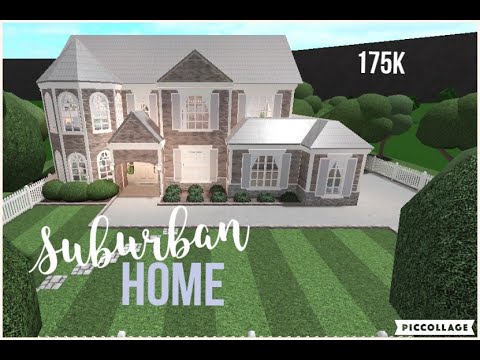 Roblox-Bloxburg | Suburban Home Speed Build | 175k - YouTube