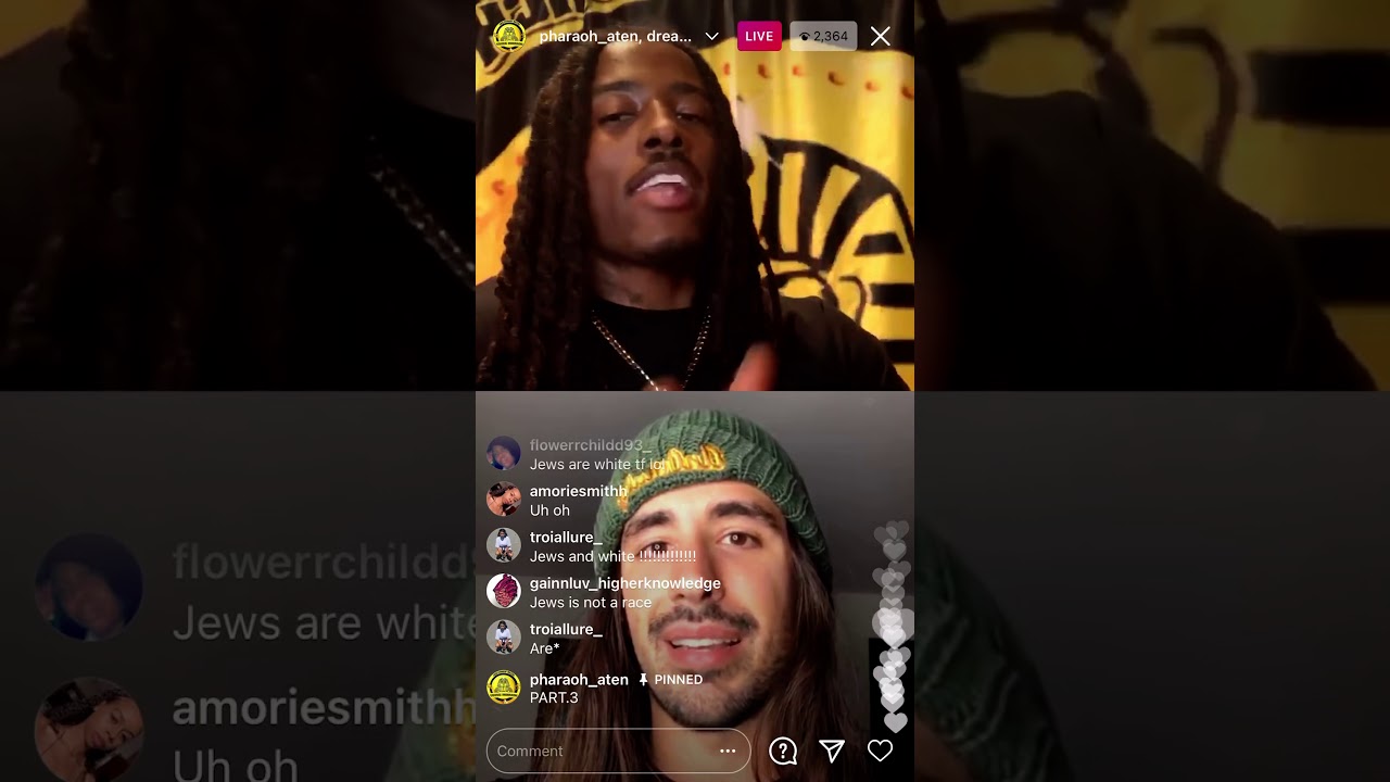 Young Pharaoh Debates On Instagram