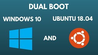 Hello everyone, in this video i'll show you how to dual boot windows
10 and ubuntu 18.04 lts. here's what you'll need prepare order install
a...