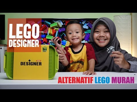 Unboxing mainan bricks besar bermerek Wange 58232 yang desainnya meniru persis Lego Duplo.. 