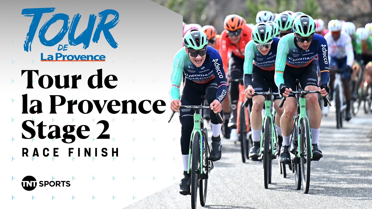 THRILLING FINISH! 🔥 | Tour de la Provence Stage 2 Final KM's | TNT Sports Cycling