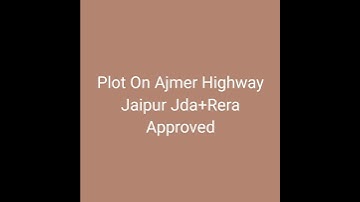Plot On Ajmer Highway Jaipur #shorts #viral #trending #viralvideo #viralshorts #ajmerroad #jaipur