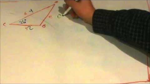How to Solve for SAS Triangle with Law of Cosines