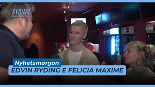 Edvin Ryding e Felicia Maxime | Entrevista Nyhetsmorgon (24/01) [Legendado PT-BR] [ENG] [ESP]