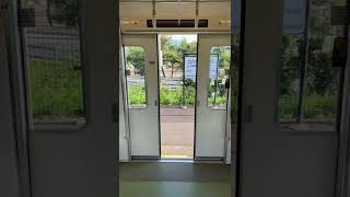 【長野電鉄】元03系の長野電鉄3000系T2編成のドア開閉
