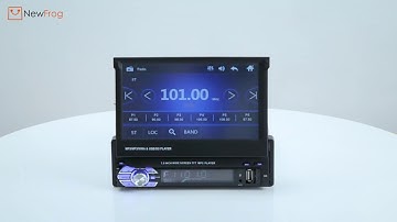 SWM 9601G 7in Bluetooth Car Stereo | MP5 GPS FM/AM Radio w/ Map Card+ Camera