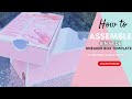 How to assemble sneaker box template by andrinas kreations llc