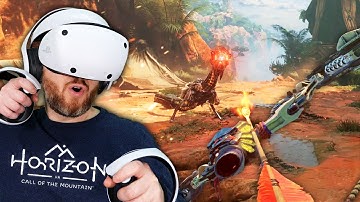 Horizon Call Of The Mountain PSVR 2 First 15 Minutes! (4K Gameplay)