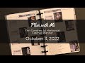 Plan with Me | Erin Condren A5 Horizontal | Catchall Planner | October 3, 2022 | Full Moon